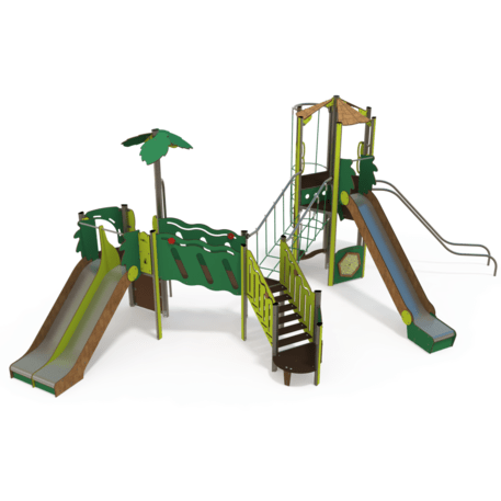 Žaidimų aikštelių kompleksas vaikams nuo 2 iki 12 metų amžiaus – kolekcija 'MEGA / MBG-2614_ME 18-4022-P15'