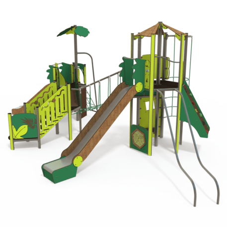 Žaidimų aikštelių kompleksas vaikams nuo 2 iki 12 metų amžiaus – kolekcija 'MEGA / MBG-2614_ME 18-4022-P15'