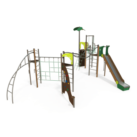 Žaidimų aikštelių kompleksas vaikams nuo 2 iki 12 metų amžiaus – kolekcija 'MEGA / MBG-2619_ME 18-4026-L19'