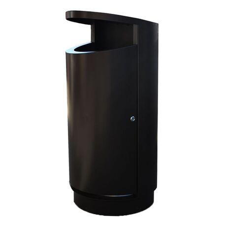 Metalinė šiukšliadėžė su stogeliu 50L - 150L 'Tubing'