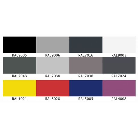 Metalinė šiukšliadėžė su stogeliu 50L - 150L 'Tubing'