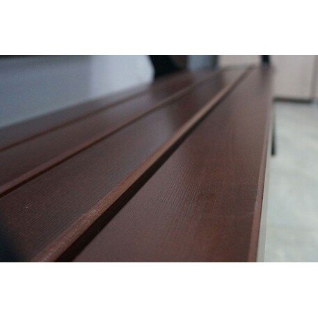 Metalinis suolas su atlošu ir medine sėdimąja dalimi 'MBG/20-Promyk III / 150-180cm'