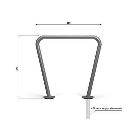 Metallist jalgrattahoidja 'STF/MBG-U-Trapez/MDL'