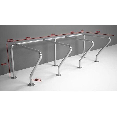 Metall-Fahrradständer 'STF/MBG-U-Koperta/MDL'
