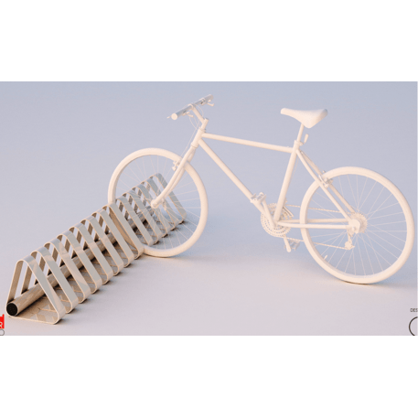 Metal bicycle rack 'Tresette A'