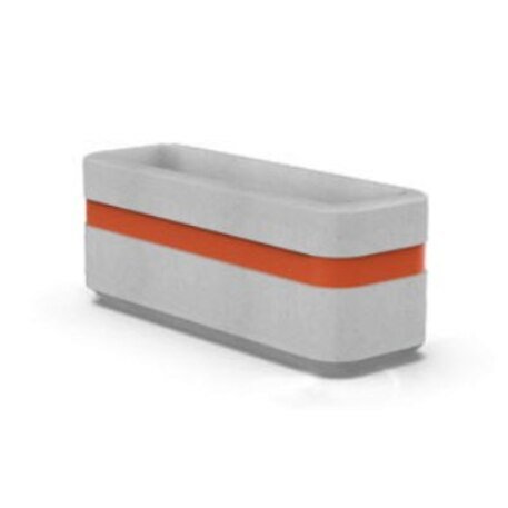 Betoninis lauko vazonas, gėlinė 'Geneva / 117x39xH/45cm'