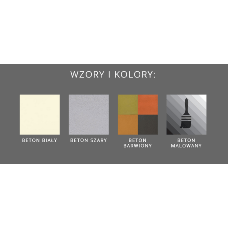 Betoninis atitvėrimo stulpelis, pufas apdirbtas architektūriniu betonu '41x41xH/41cm'