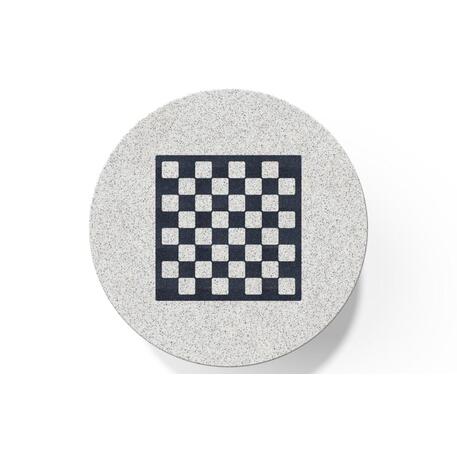 Betoninis šachmatų žaidimų stalas su 2–4 kėdėmis 'Premium / 80x80xH/70cm / BS-188/189'