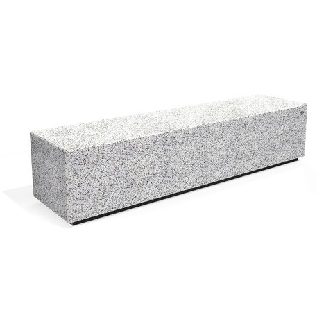 Modulinis betoninis suolas apdirbtas smulkia granito skaldele 'Premium / 200x50xH/45cm / BS-268-A'