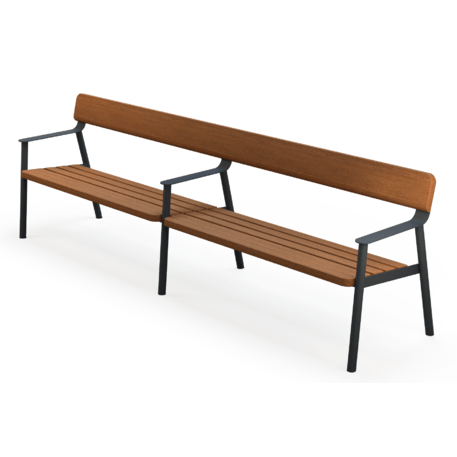 Metal bench 'BD/IPI_LIP140.08/MDL'