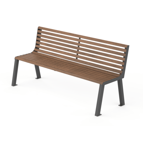 Metal bench 'BD/VITA_LVI193.01/MDL'