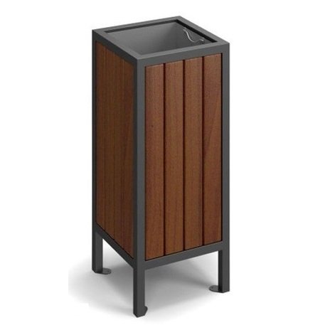 Metal litter bin 'BDS_ONX_A-56L'