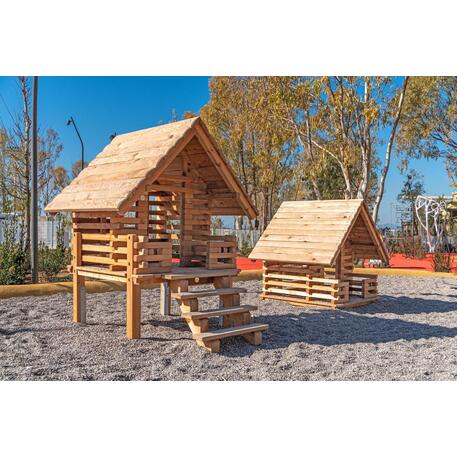 Children's playground element 'L4.10300 _Small Playing House'