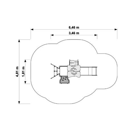 Element placu zabaw dla dzieci 'MBG-346/P1140'