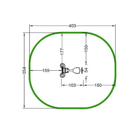 Āra metāla trenažieris 'MBG_34/OFC-3A'