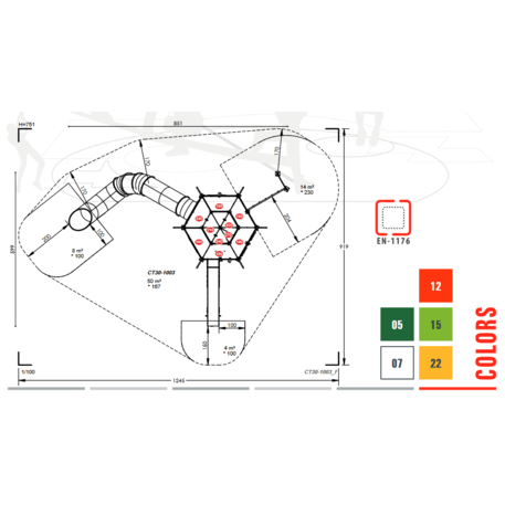 Children's playground element 'MBG-1028/CT 30-1003-99'