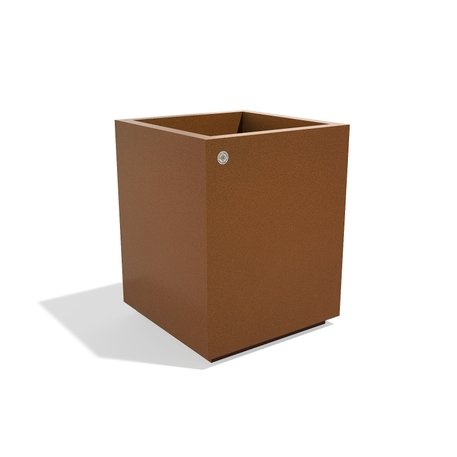 Metalinis lauko vazonas, gėlinė 'Premium / 50x50xH/63cm / BS-405'