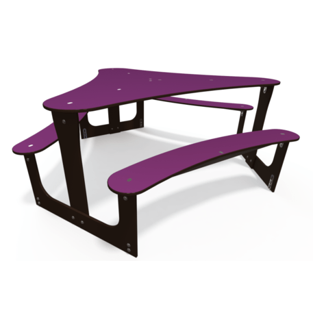 Žaidimų stalas su suolais vaikų aikštelėms 'MO_TA-7001-18'