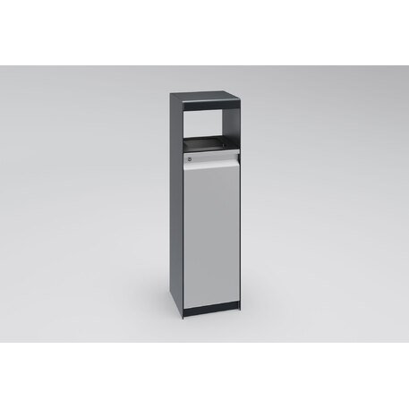 Metalinė šiukšliadėžė su stogeliu 'FARGE / 003243_30L'