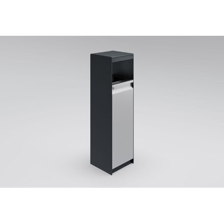 Metalinė šiukšliadėžė su stogeliu 'FARGE / 003243_30L'