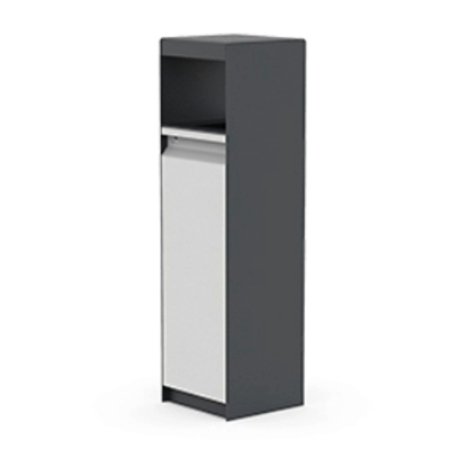 Metalinė šiukšliadėžė su stogeliu 'FARGE / 003243_30L'