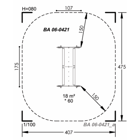 Vaikų žaidimų aikštelių įranga Baby linija – mažiesiems 'MBG-2020_BA 06-0421-99'