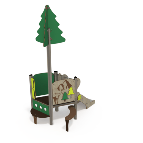 Vaikų žaidimų aikštelių įranga Baby linija – mažiesiems 'MBG-2025_BA 06-1003-U29'