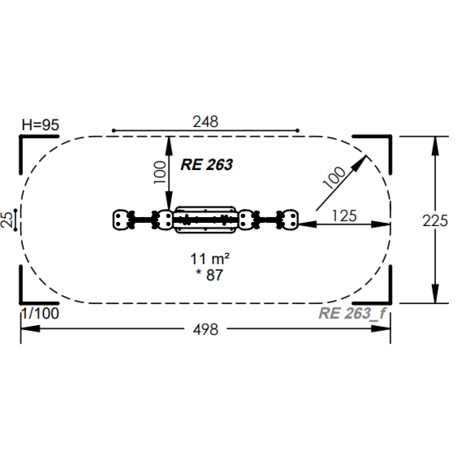 Spyruokliukas vaikų žaidimų aikštelėms 'MBG-1052_RE 263-99'