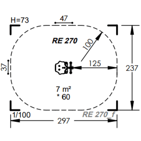 Spyruokliukas vaikų žaidimų aikštelėms 'MBG-1058_RE 270-18'
