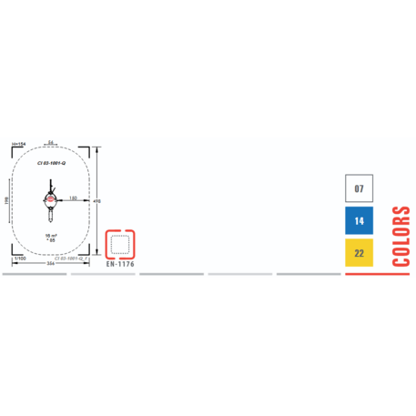  Vaikų žaidimo aikštelės kompleksas, kolekcija 'Piratų laivas / MBG-1166_CI 03-1001-Q99'