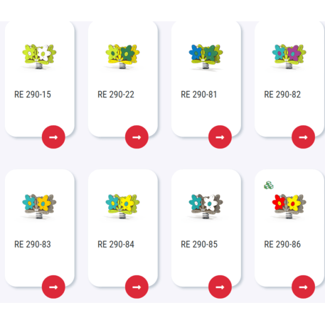Spyruokliukas vaikų žaidimų aikštelėms 'MBG-1076_RE 290-05'