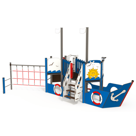  Vaikų žaidimo aikštelės kompleksas, kolekcija 'Piratų laivas / MBG-1191_CI 09-2004-T01'