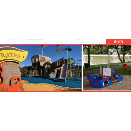  Vaikų žaidimo aikštelės kompleksas, kolekcija 'Piratų laivas / MBG-1201_CI 12-1005-T01'