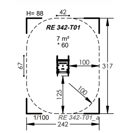 Spyruokliukas vaikų žaidimų aikštelėms 'MBG-1138_RE 342-T01'
