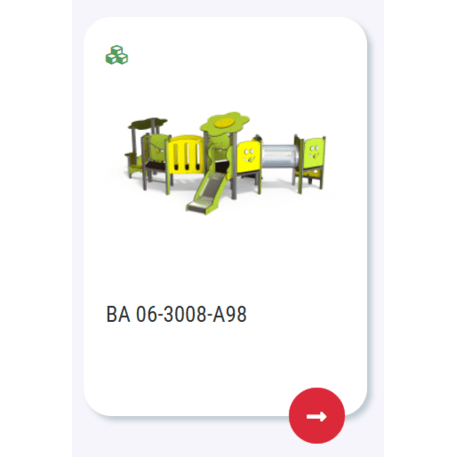 Vaikų žaidimų aikštelių įranga Baby linija – mažiesiems 'MBG-2131_BA 06-3008-A99'