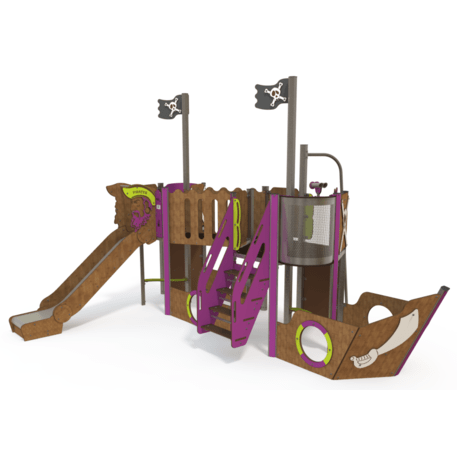  Vaikų žaidimo aikštelės kompleksas, kolekcija 'Piratų laivas / MBG-1207_CI 12-2002-T02'