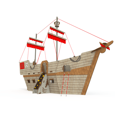  Vaikų žaidimo aikštelės kompleksas, kolekcija 'Piratų laivas / MBG-1226_CI 15-1002-T04'