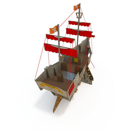  Vaikų žaidimo aikštelės kompleksas, kolekcija 'Piratų laivas / MBG-1226_CI 15-1002-T04'