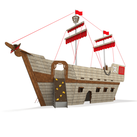  Vaikų žaidimo aikštelės kompleksas, kolekcija 'Piratų laivas / MBG-1236_CI 15-1013-T01'