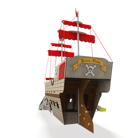  Vaikų žaidimo aikštelės kompleksas, kolekcija 'Piratų laivas / MBG-1236_CI 15-1013-T01'