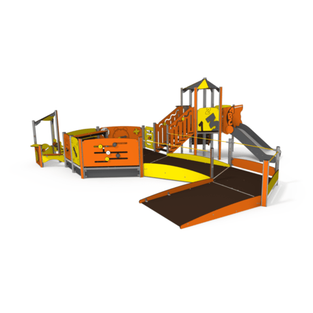 Žaidimų aikštelių kompleksas vaikams nuo 2 metų amžiaus – kolekcija 'MBG-2249_MI 09-2046-T01'