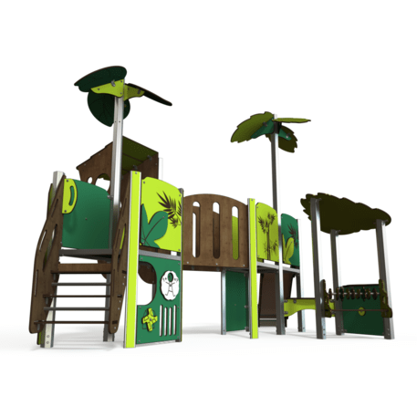 Žaidimų aikštelių kompleksas vaikams nuo 2 metų amžiaus – kolekcija 'MBG-2252_MI 09-2053-P15'