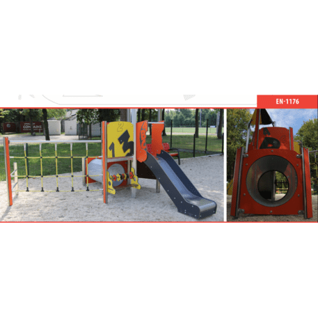 Žaidimų aikštelių kompleksas vaikams nuo 2 metų amžiaus – kolekcija 'MINI / MBG-2161_MI 09-1010-T01'