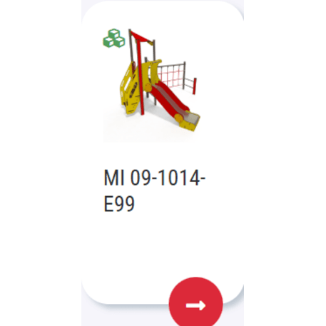 Žaidimų aikštelių kompleksas vaikams nuo 2 metų amžiaus – kolekcija 'MINI / MBG-2170_MI 09-1014-E03'