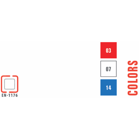 Žaidimų aikštelių kompleksas vaikams nuo 2 metų amžiaus – kolekcija 'MINI / MBG-2269_MI 09-2067-B14'
