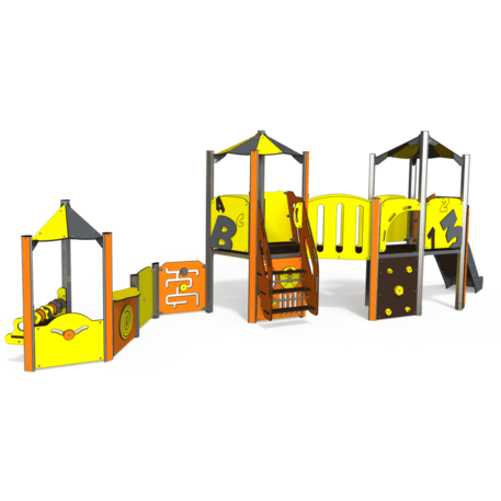 Žaidimų aikštelių kompleksas vaikams nuo 2 metų amžiaus – kolekcija 'MINI / MBG-2280_MI 09-2075-N22'