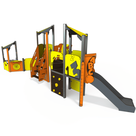 Žaidimų aikštelių kompleksas vaikams nuo 2 metų amžiaus – kolekcija 'MINI / MBG-2280_MI 09-2075-N22'