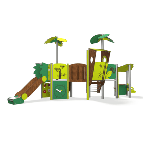 Žaidimų aikštelių kompleksas vaikams nuo 2 metų amžiaus – kolekcija 'MINI / MBG-2284_MI 09-2079-P15'