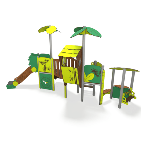 Žaidimų aikštelių kompleksas vaikams nuo 2 metų amžiaus – kolekcija 'MINI / MBG-2284_MI 09-2079-P15'