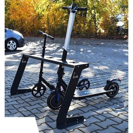 Metalinis paspirtukų laikiklis / stovas 'STF/1260x5xH/590mm/MDL' 